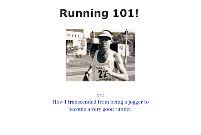 teach you to run your first marathon or 5k